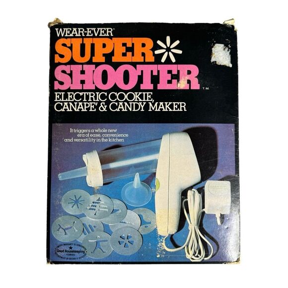 WearEver 70001 Super Shooter Electric Cookie Canape & Candy Maker NIB - Picture 5 of 7